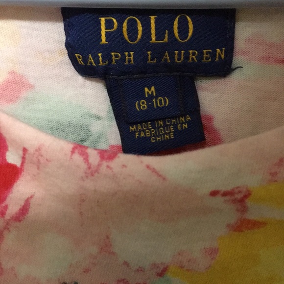 POLO Ralph Lauren Floral Hi-Lo Top - Picture 3 of 5